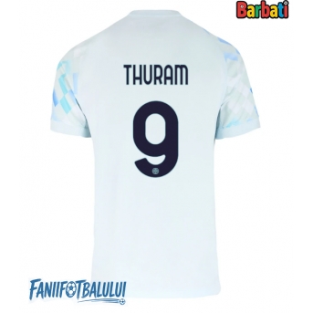 Inter Milan Marcus Thuram #9 Tricou Fotbal Replică 2025-26 Barbati Deplasare
